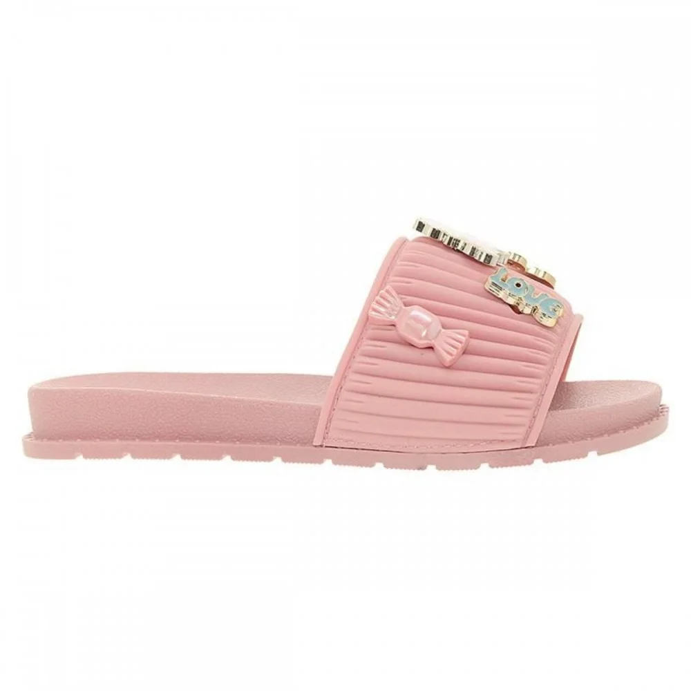 Chinelo Molekinha 2341.134 Slide Menina Infantil Rosa 3