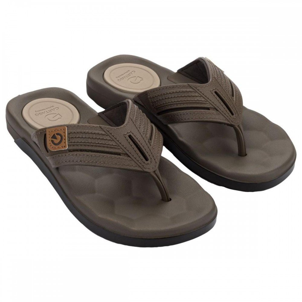 Chinelo Cartago 12667 Egeu V Dedo Masculino Marrom 3