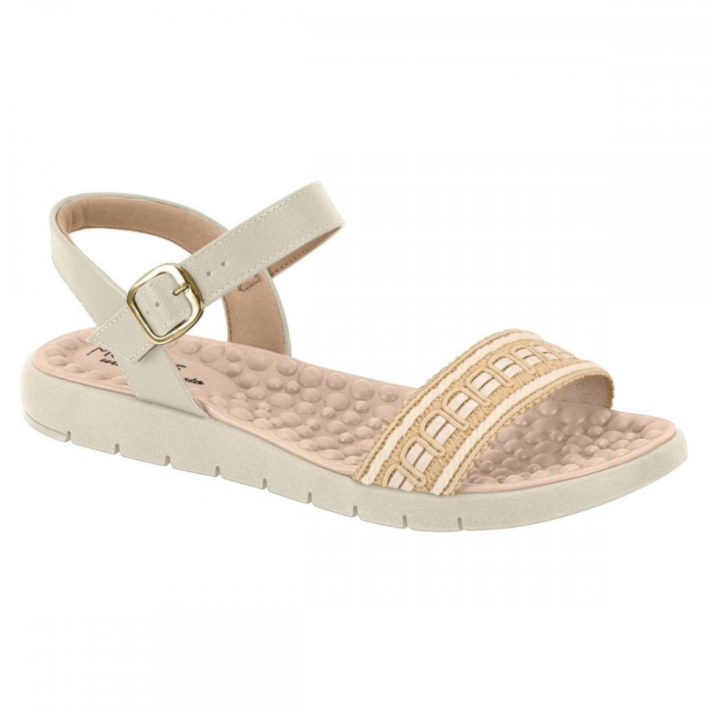 Sandalia Modare 7162.334 Papete Feminino Branco 1