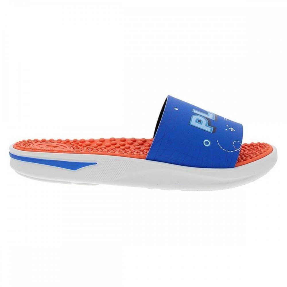 Chinelo Molekinho 2421.132 Slide Menino Infantil Azul 1