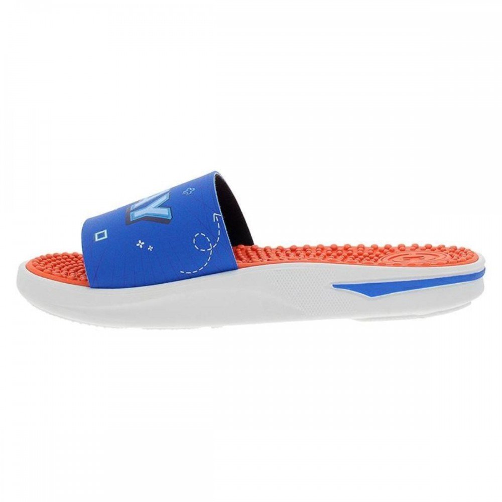 Chinelo Molekinho 2421.132 Slide Menino Infantil Azul 2