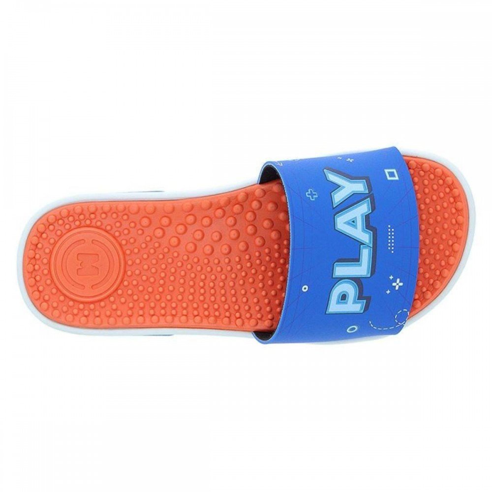 Chinelo Molekinho 2421.132 Slide Menino Infantil Azul 3