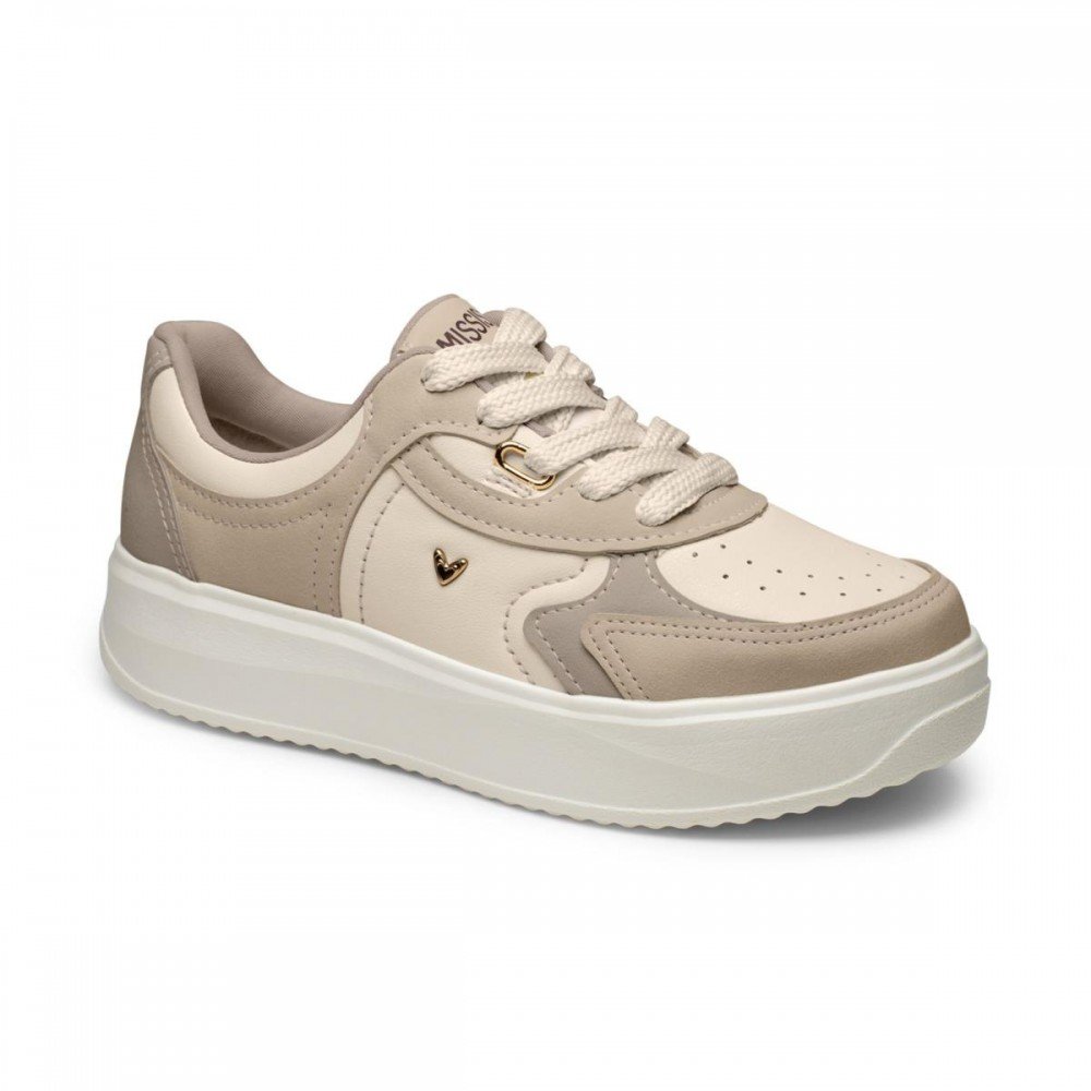 Tenis Mississipi J1162 0001 Flatform Feminino