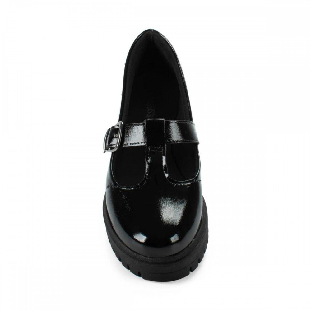 Sapato Mississipi J0853 Loafer Mary Jane Boneca Feminino Preto 6