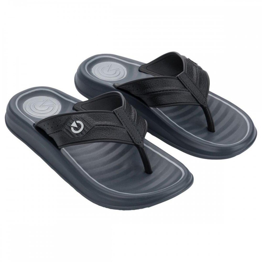 Chinelo Cartago 12706 Ravena Dedo Masculino Preto 3