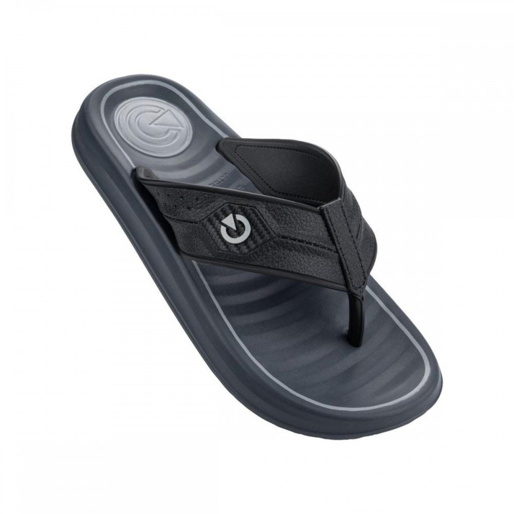 Chinelo Cartago 12706 Ravena Dedo Masculino Preto 4