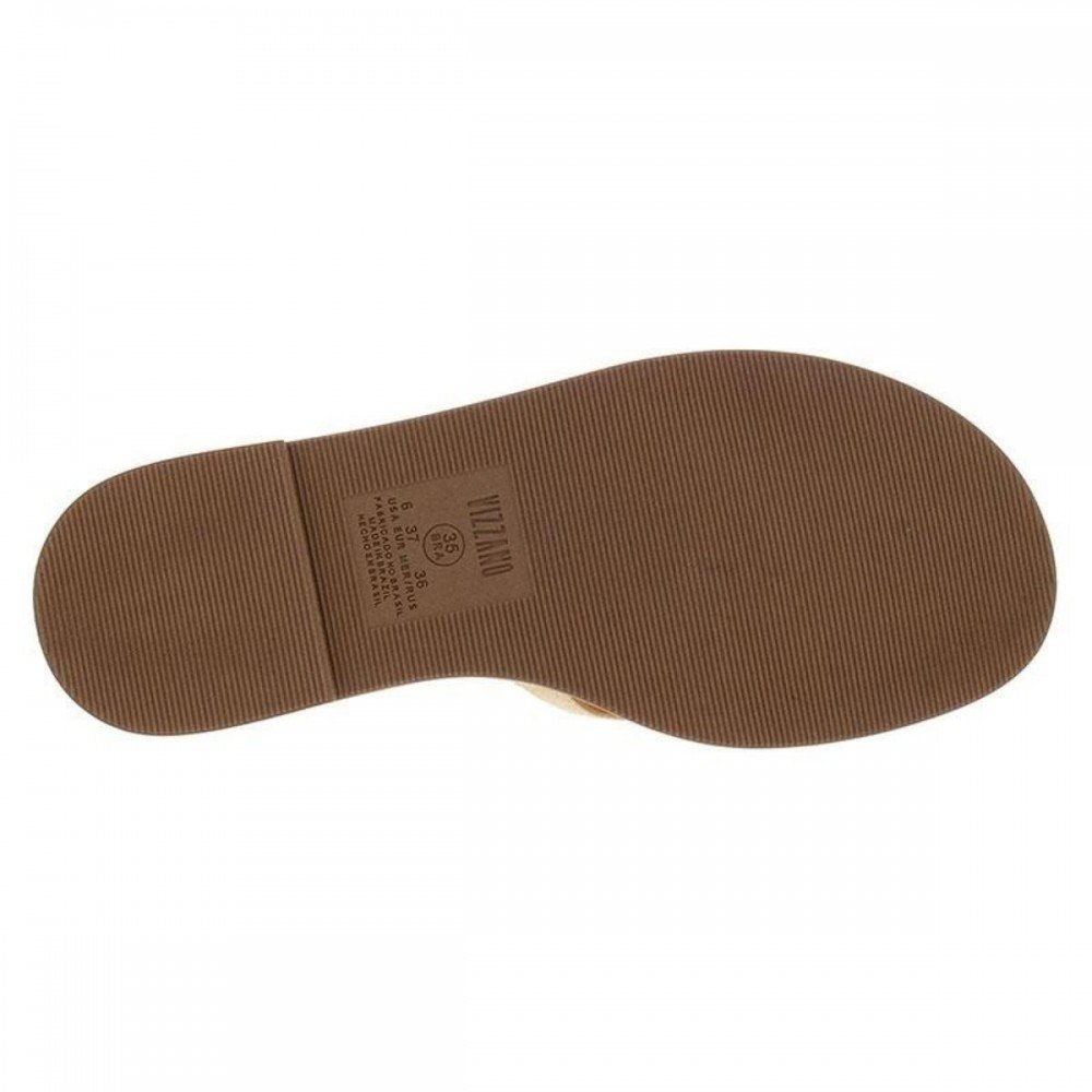 Chinelo Vizzano 6589.103 Rasteira Feminino Bege 4