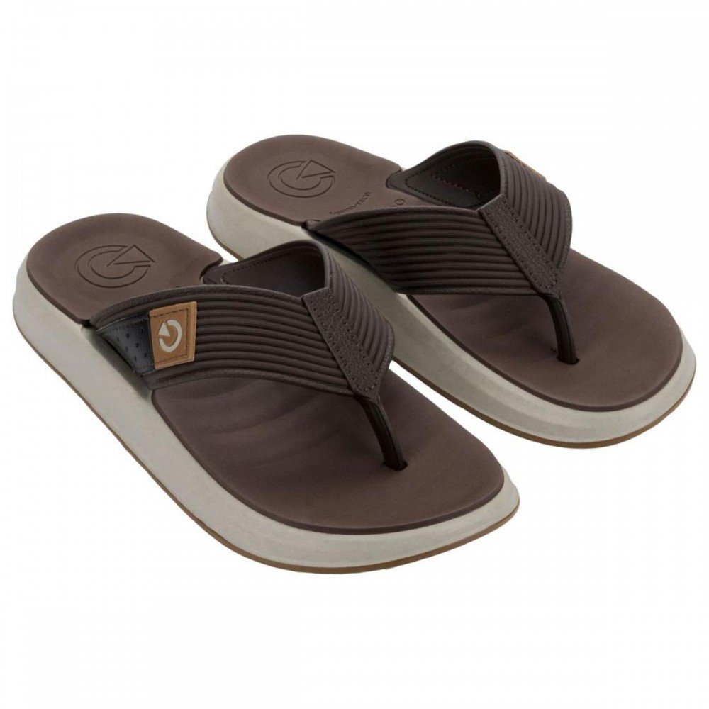 Chinelo Cartago 12725 Sydney Dedo Masculino Marrom 3