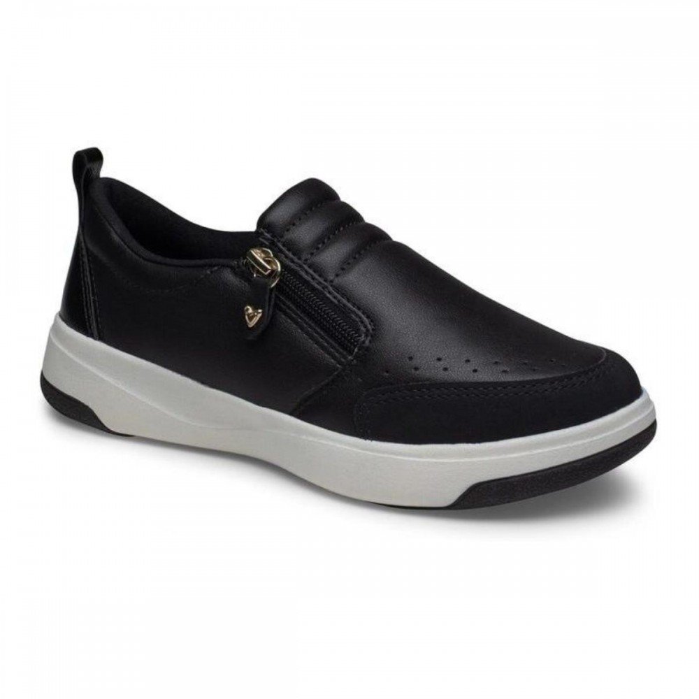 Tenis Mississipi J2172 Slip On Zíper Feminino