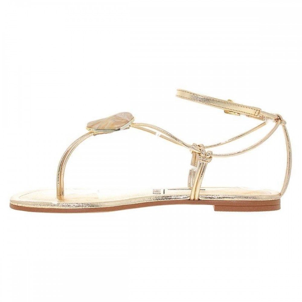 Sandalia Vizzano 6235.1826 Rasteira Dedo Feminino Dourado 3