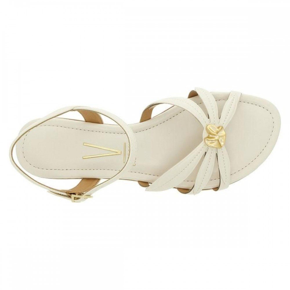 Sandalia Vizzano 6235.1733 Rasteira Feminino Branco 5