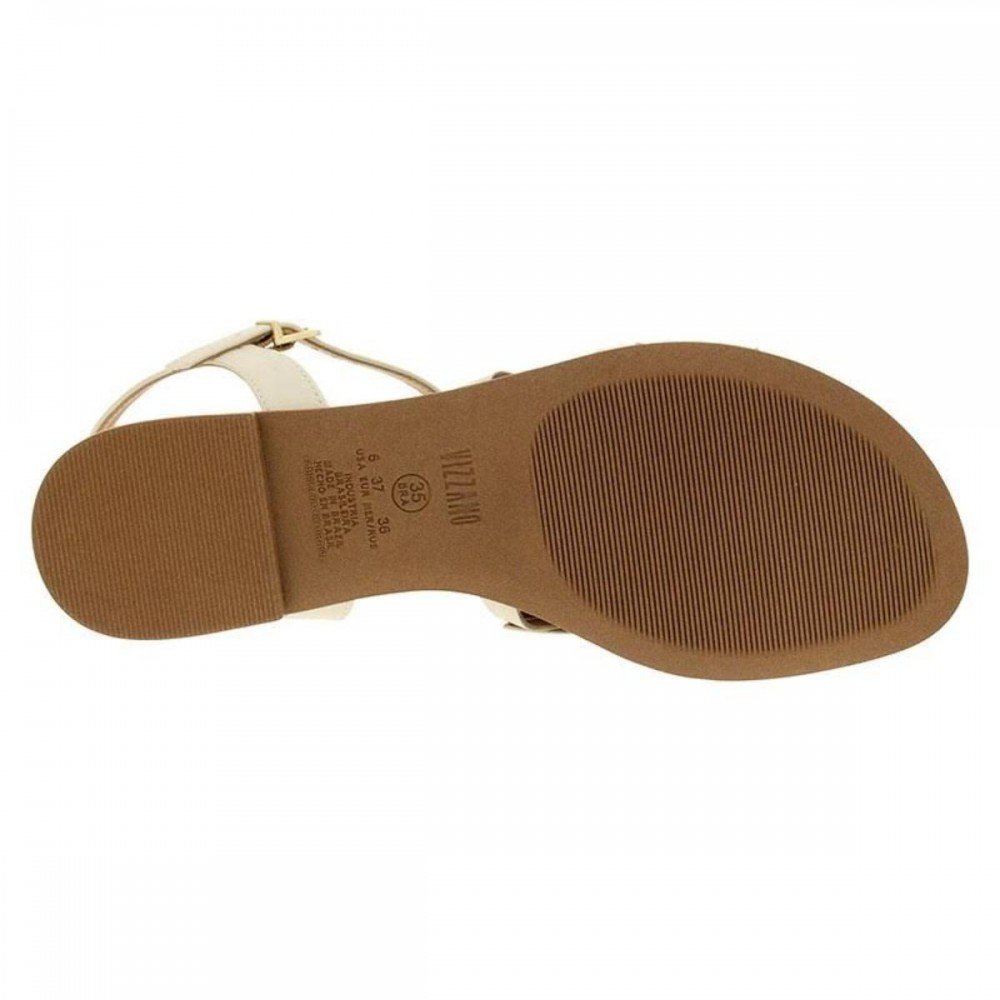 Sandalia Vizzano 6235.1733 Rasteira Feminino Branco 6