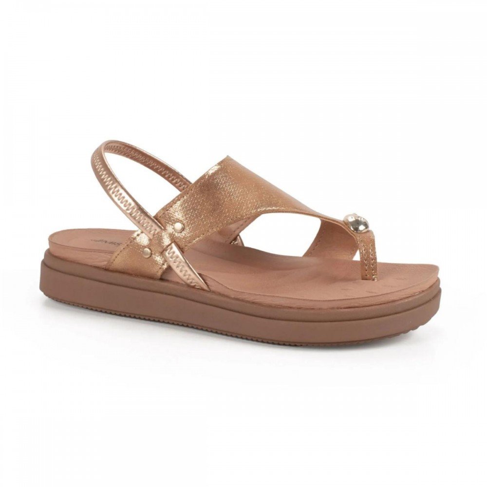 Sandalia Mississipi J1992 Dedo Flatform Feminino
