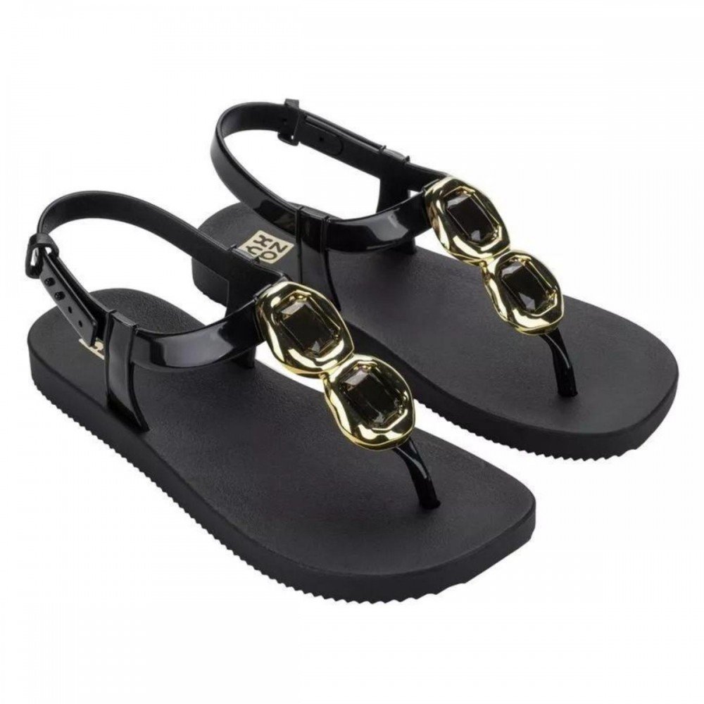 Sandalia Zaxy 19420 Lady Feminino Preto 2