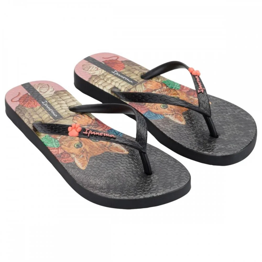 Chinelo Ipanema 27540 Pets Pop Feminino Preto 2