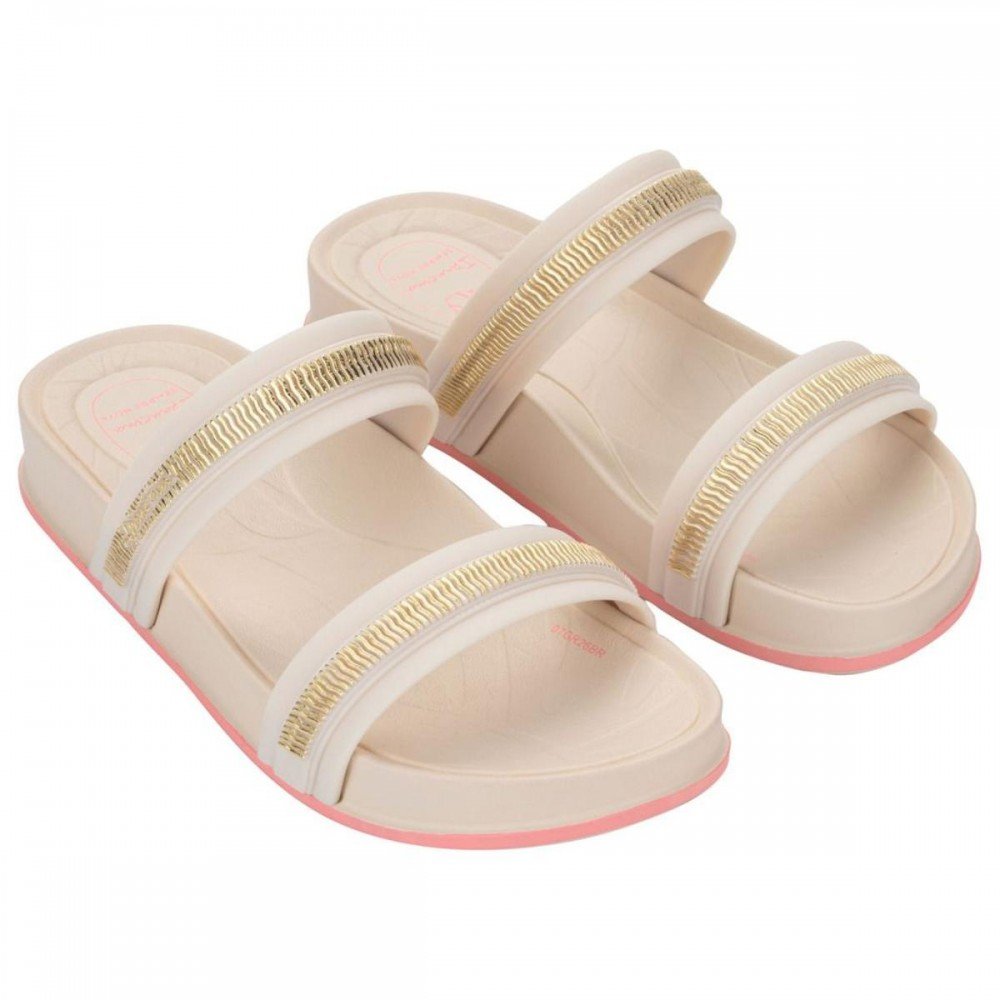 Chinelo Ipanema 27575 Shine Slide Infantil Branco 2