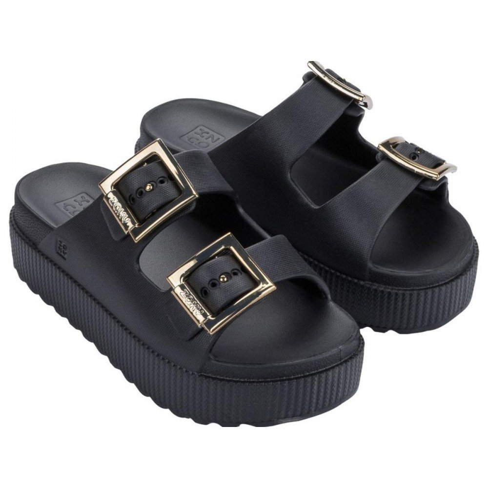 Chinelo Zaxy 19458 Partner Air High Feminino Preto 3
