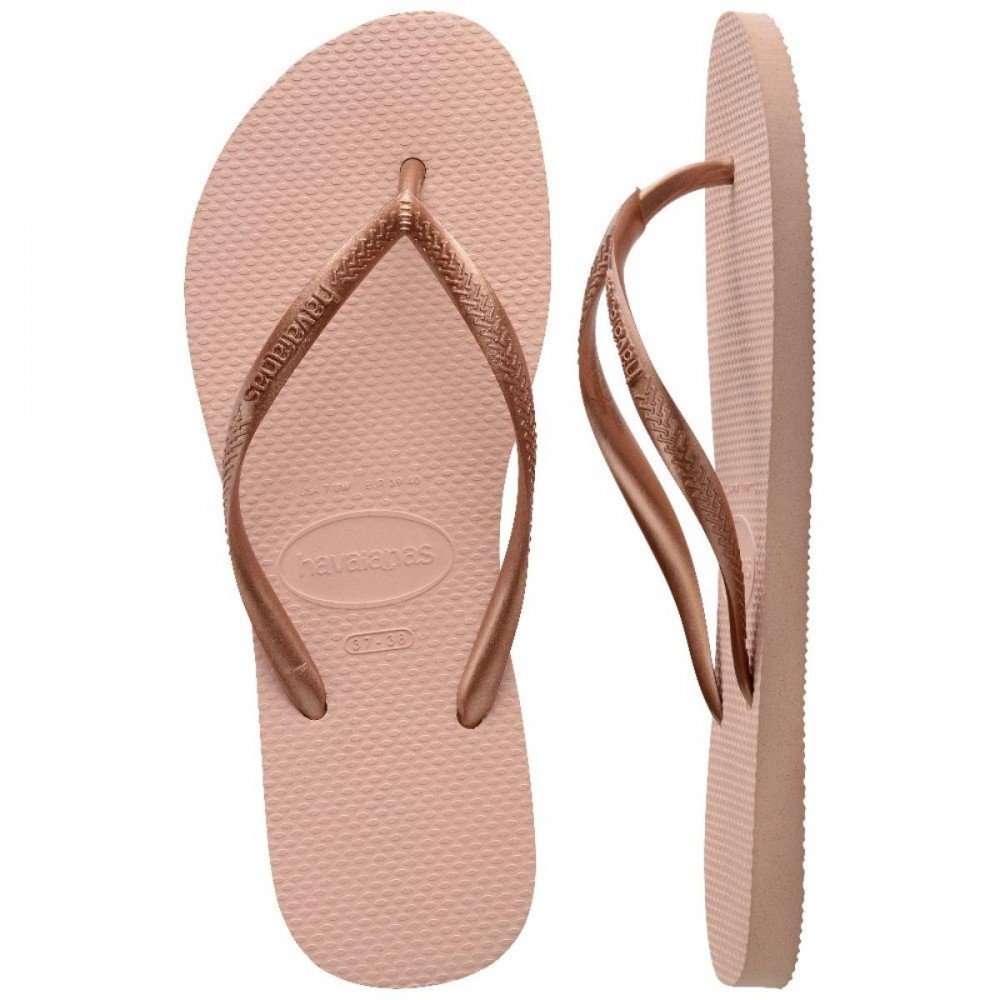 Chinelo Havaianas Kids Slim 4150701007 Menina Infantil Rosa 3