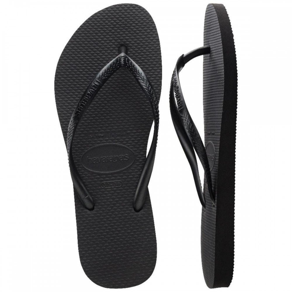 Chinelo Havaianas Kids Slim 41507010090 Menina Infantil Preto 3