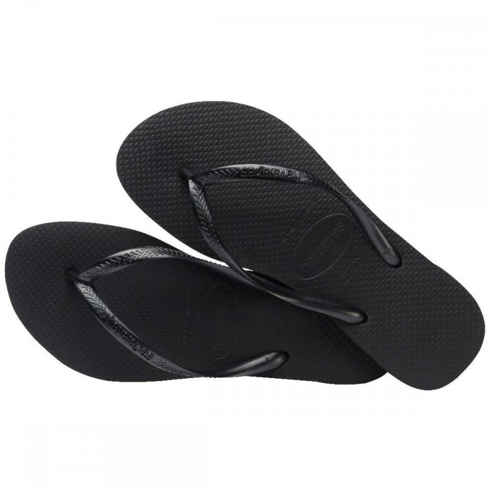Chinelo Havaianas Kids Slim 41507010090 Menina Infantil Preto 4
