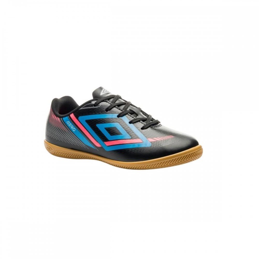 Chuteira Umbro Aero Jr 130 Futsal Indoor Infantil Preto 3