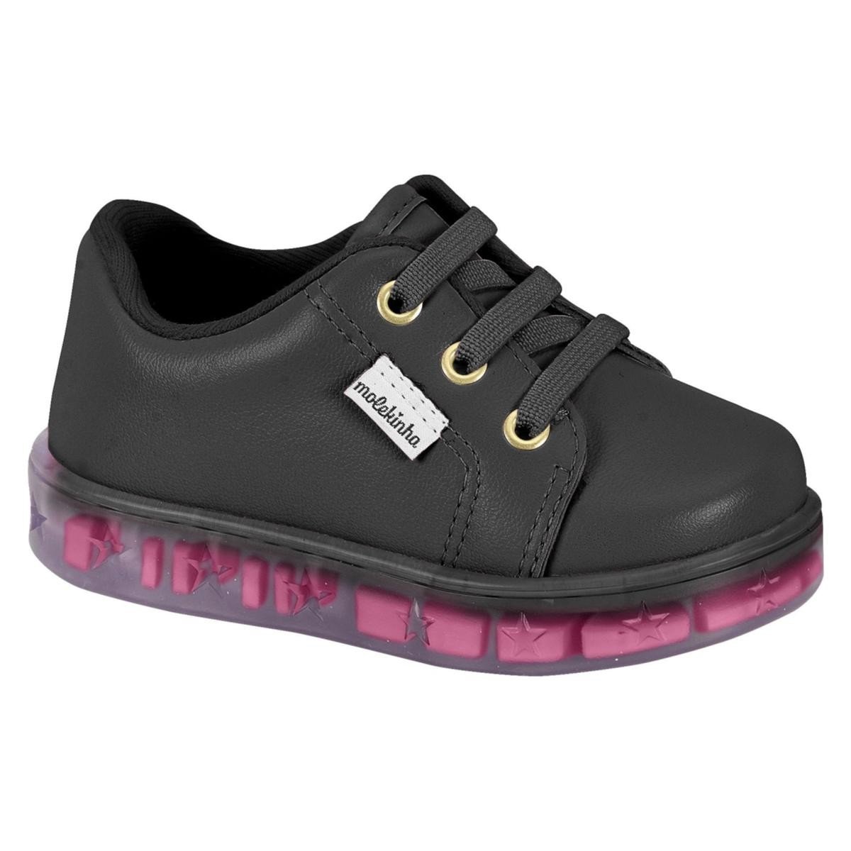 Tenis Molekinha 2726.101 Led Infantil