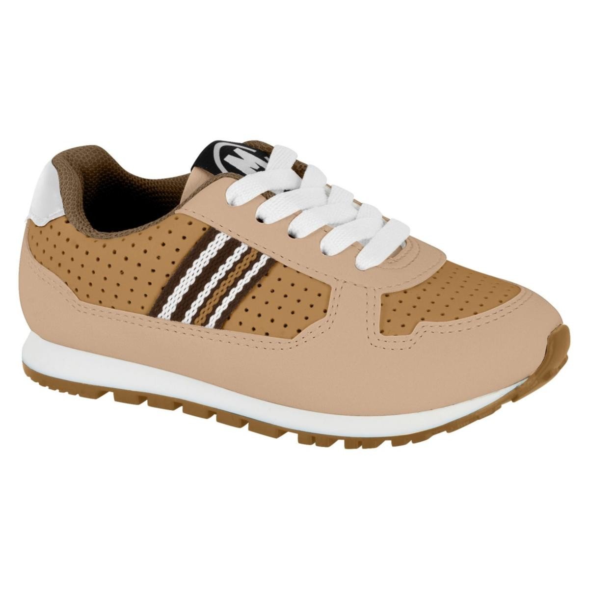 Tenis Molekinho 2141.123 Infantil Bege 1
