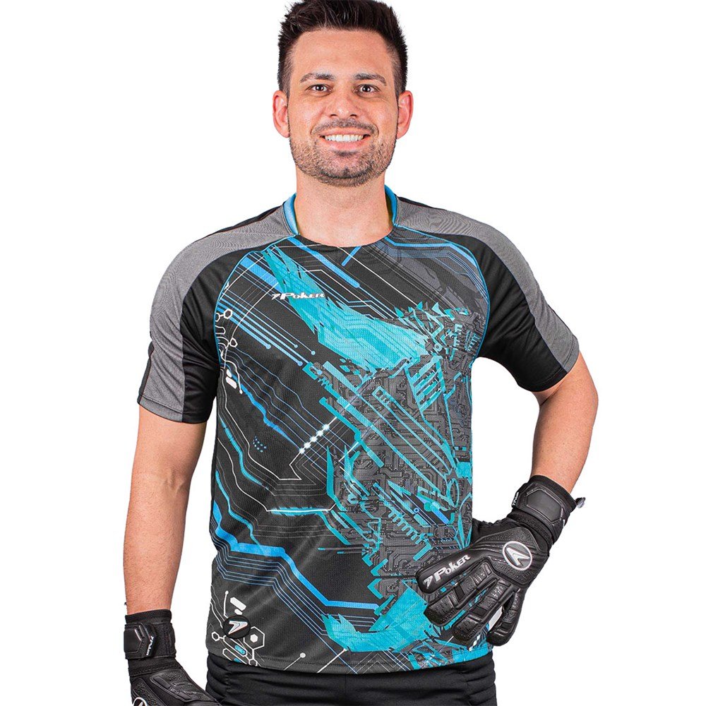 Camisa de Goleiro Poker Strength Manga Curta Unissex