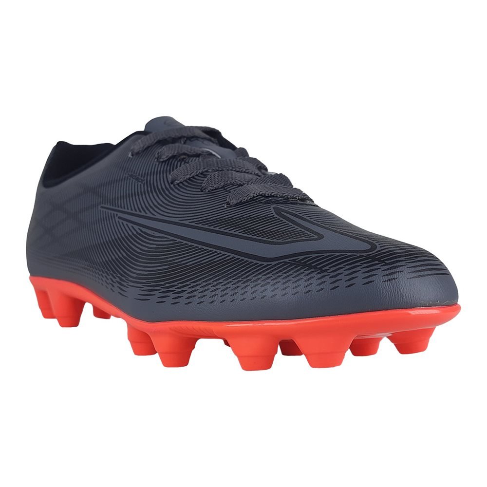 Chuteira de Campo Topper Slick IV Infantil Cinza 5