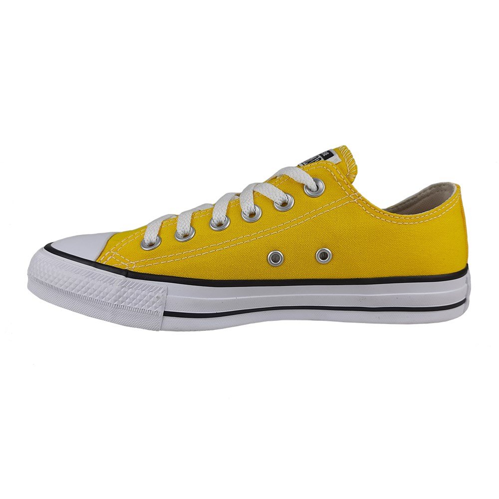 Tênis Converse Chuck Taylor Lona Amarelo Adulto Amarelo 2