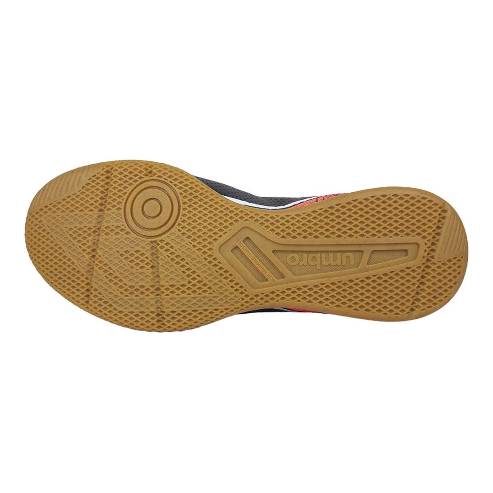 Chuteira Futsal Umbro Force Unissex Preto/Laranja 3