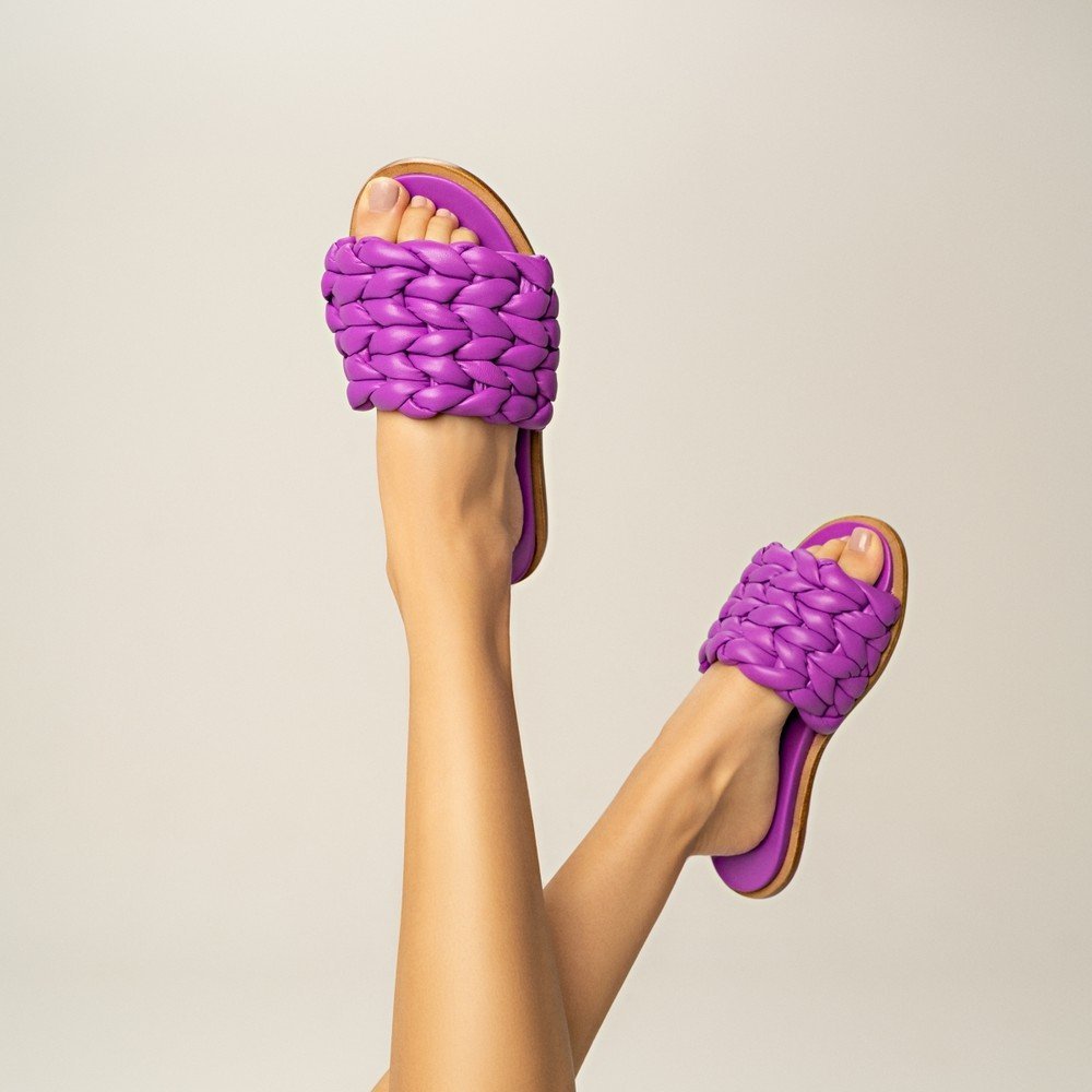 Chinelo Flat Carrano 556007 Roxo 5