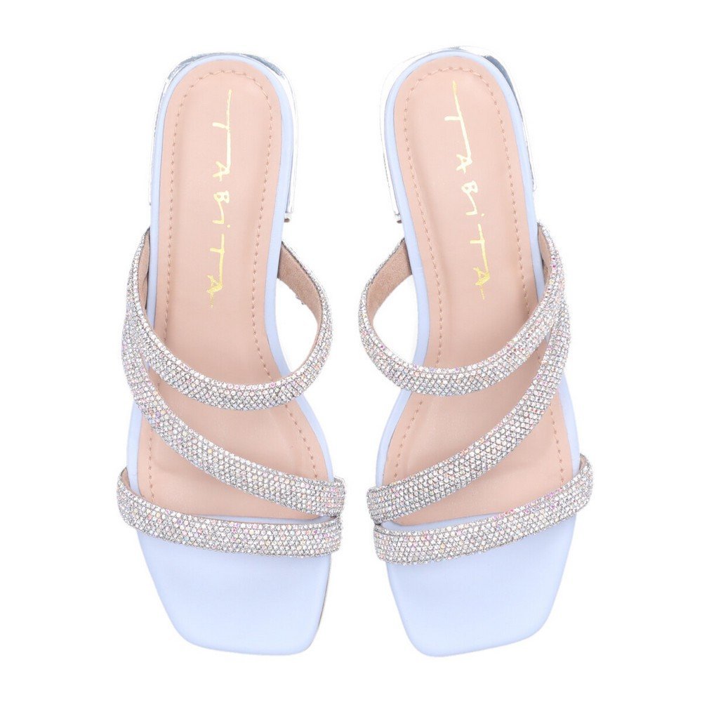 Tamanco Strass Tabita 9603535 Azul 3