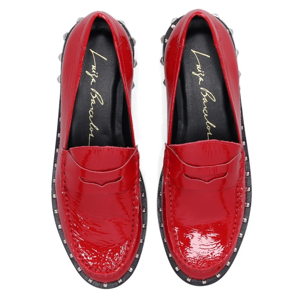Mocassim Verniz Luiza Barcelos 60470001 Vermelho 3