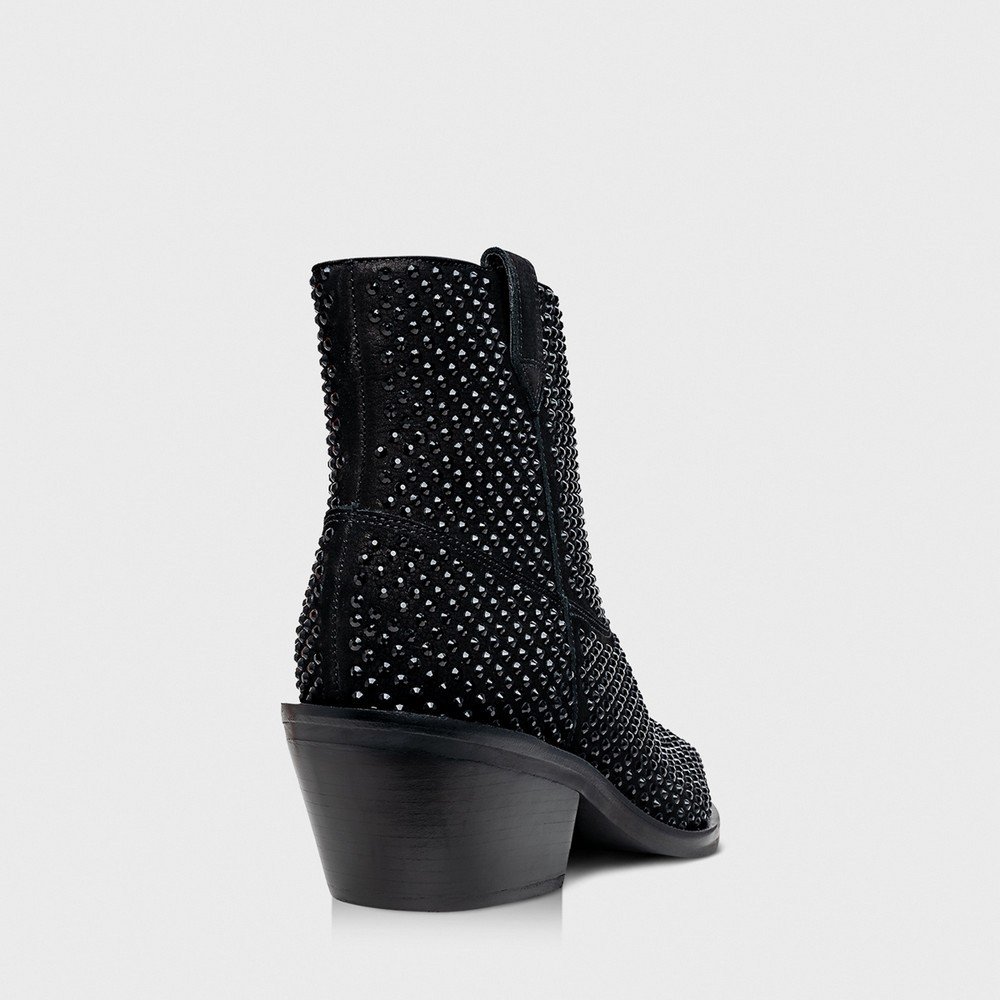 Bota Western Multi Cristal Carrano 616020 Preto 3