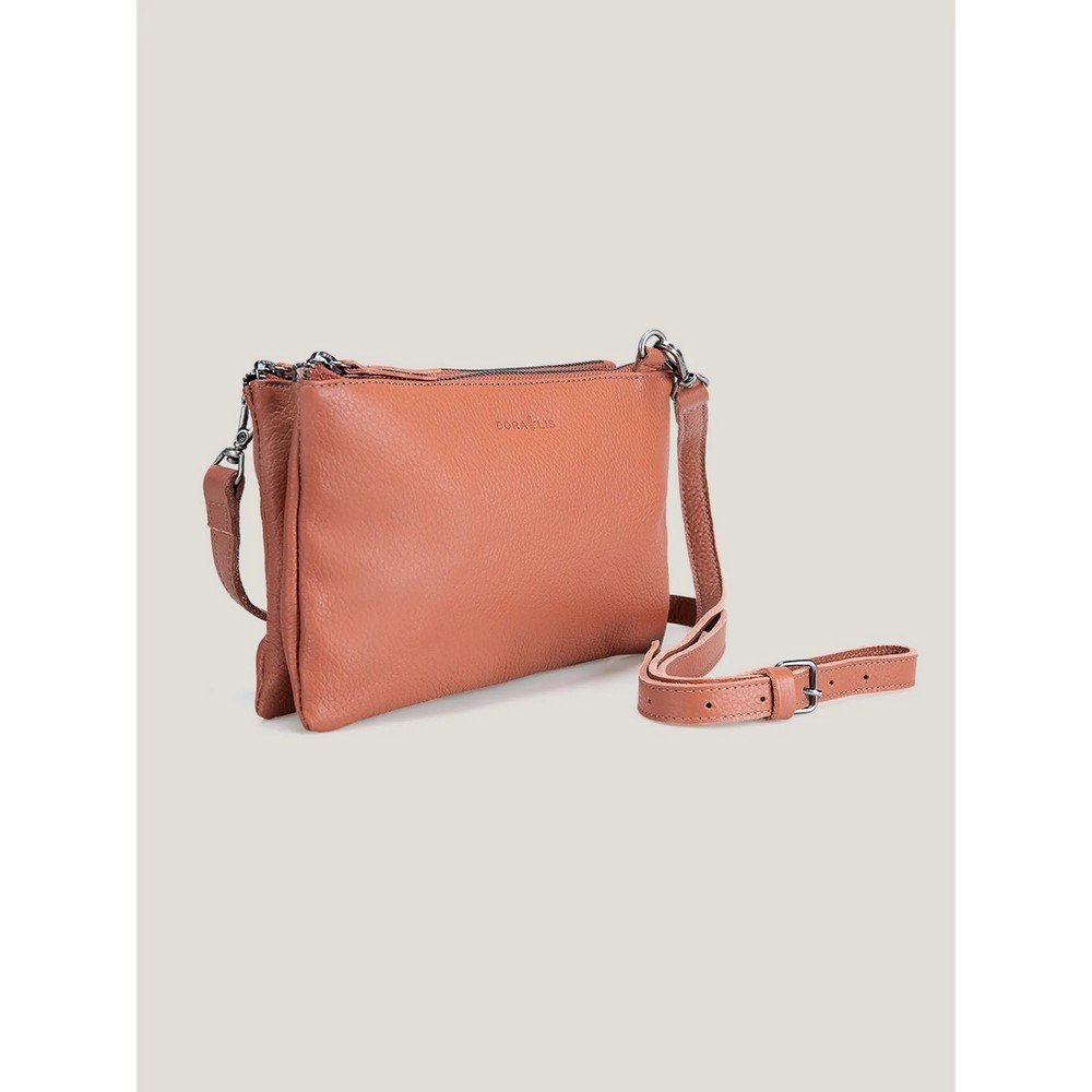 Bolsa Tiracolo Dora Lis DLB131P Marrom 2