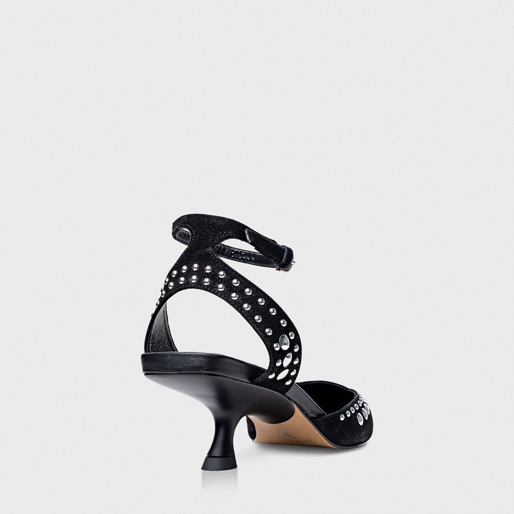 Scarpin Slingback Carrano 734023 Preto 3