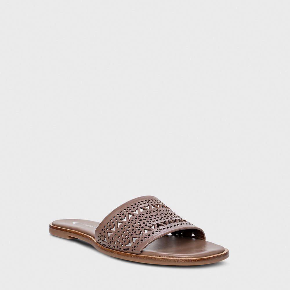 Chinelo Flat Carrano 777016 Marrom 2