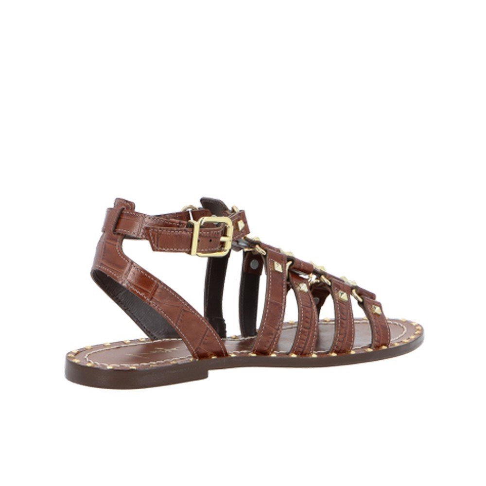 Rasteira Croco Luiza Barcelos 13010083 Marrom 2