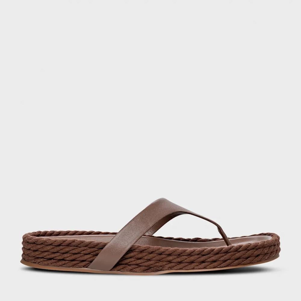 Chinelo Corda Carrano 822004 Marrom 1