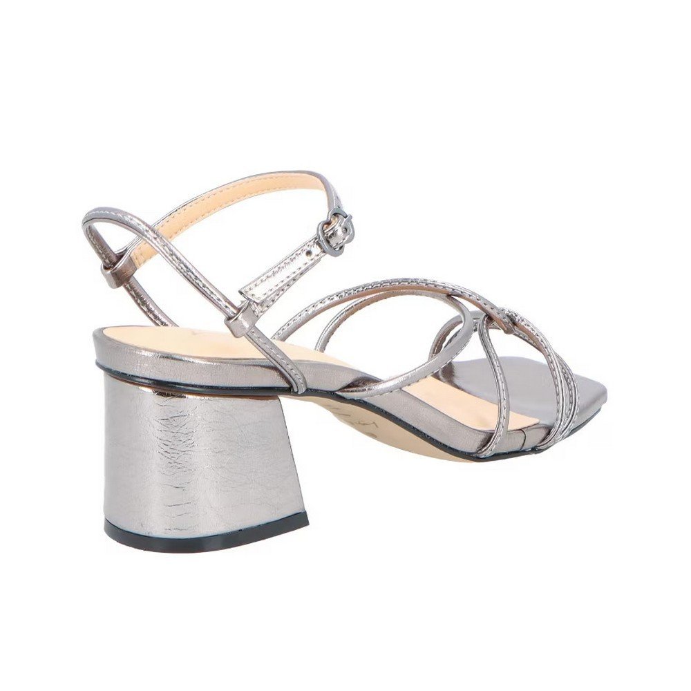 Sandália Salto Bloco Luiza Barcelos 60330021 Prata 3