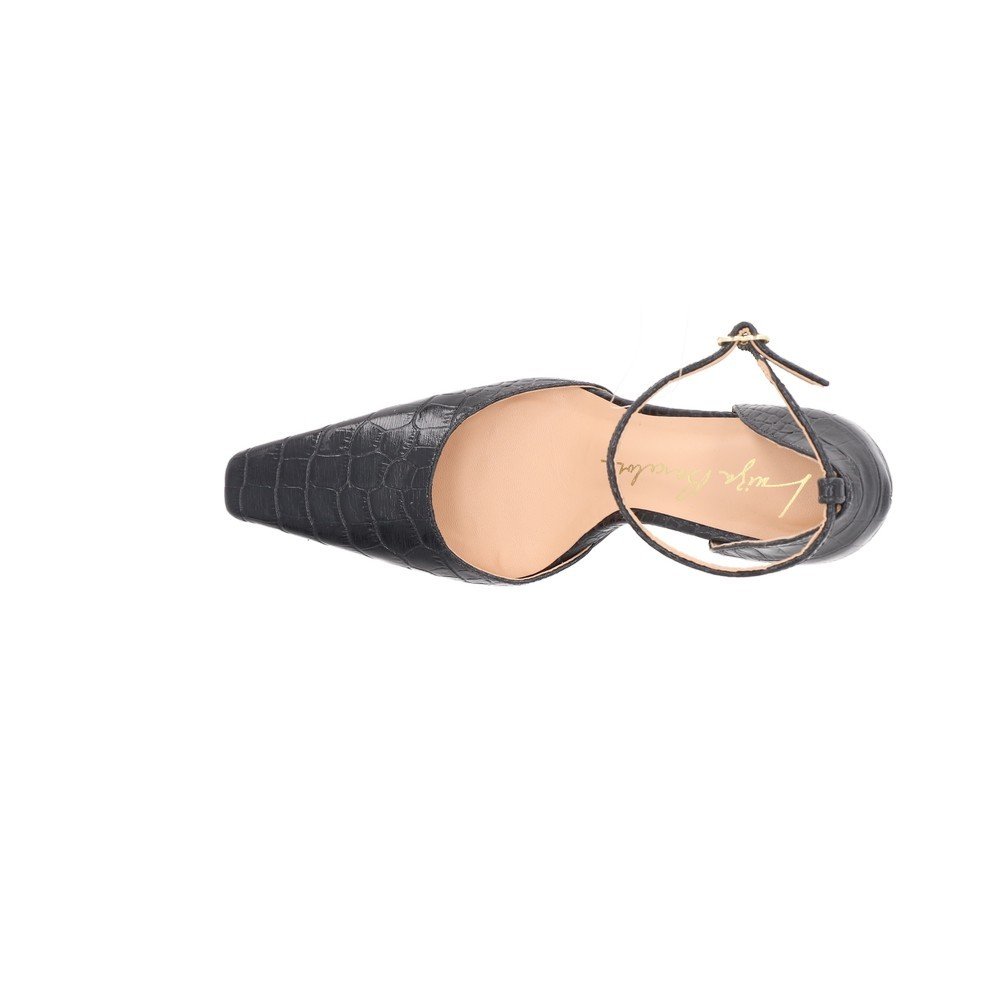 Scarpin Croco Luiza Barcelos 13770013 Preto 4