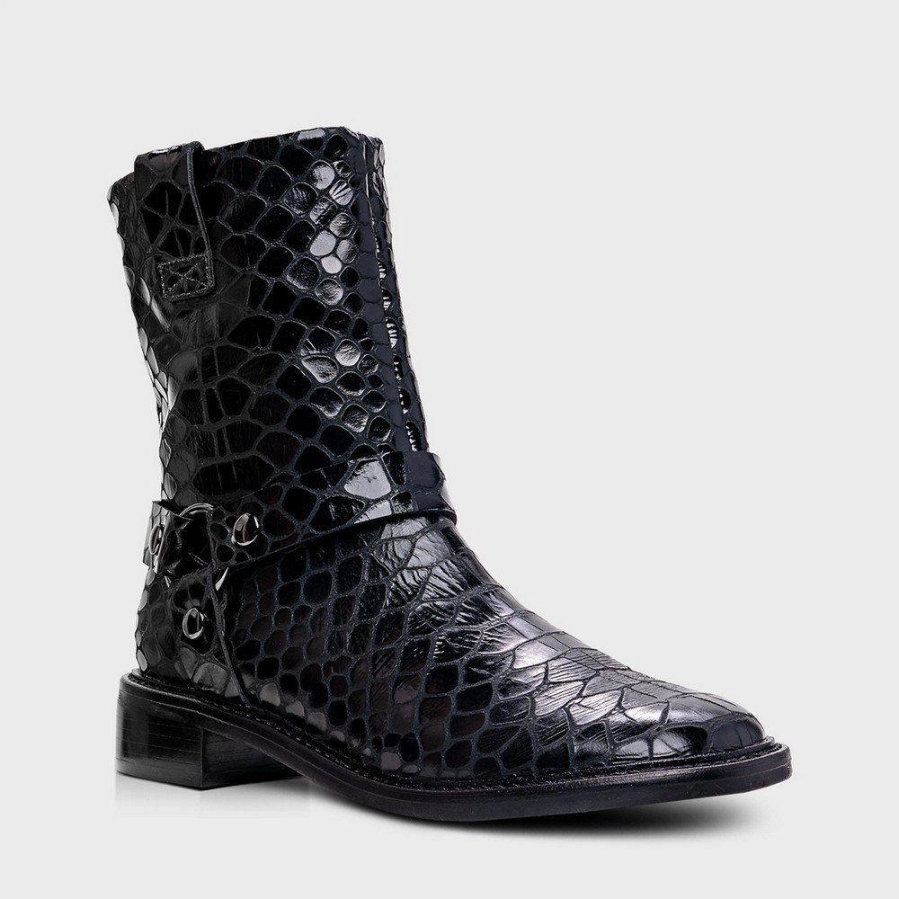 Bota Biker Snake Carrano 845006 Preto 2