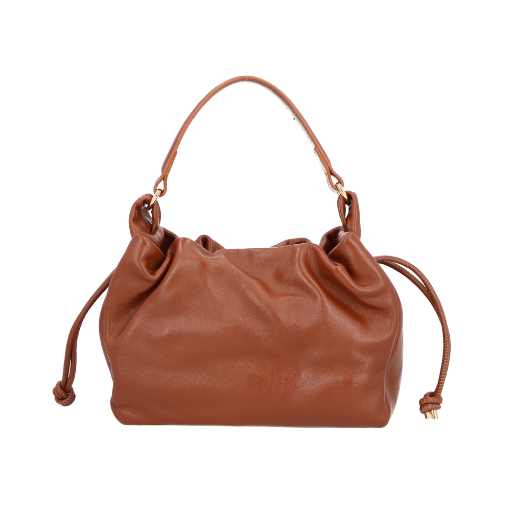 Bolsa com fechamento por nós Luiza Barcelos 77771210 Marrom 2