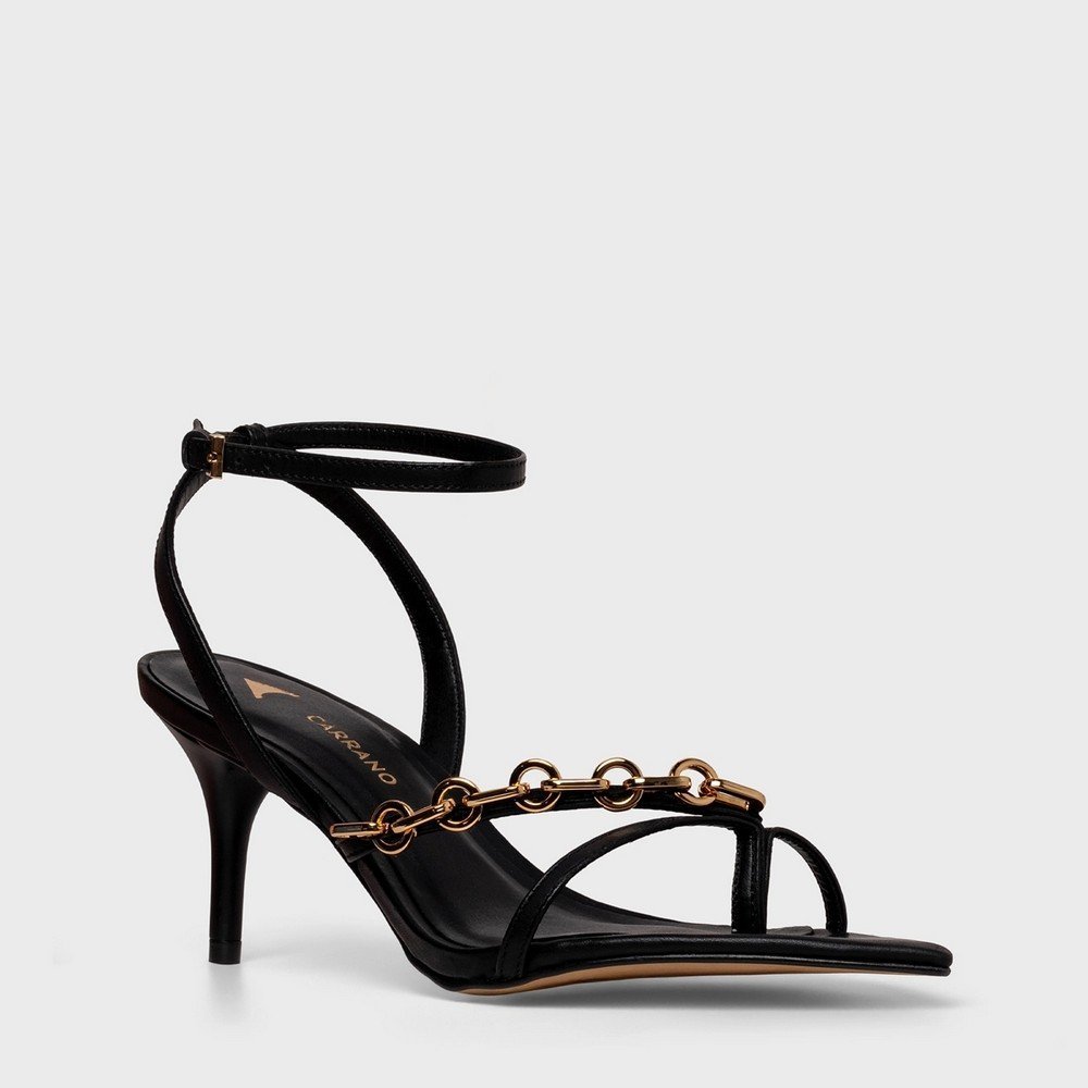 Sandália Bico Folha Carrano 909002 Preto 2