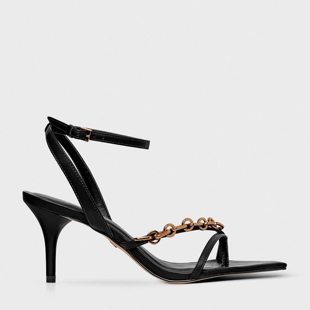 Sandália Bico Folha Carrano 909002 Preto 6