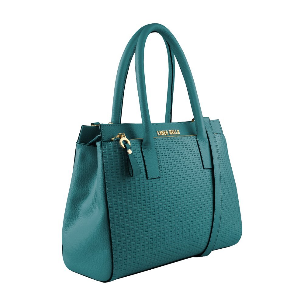 Bolsa feminina Linea Bella em couro 3791 Verde 1