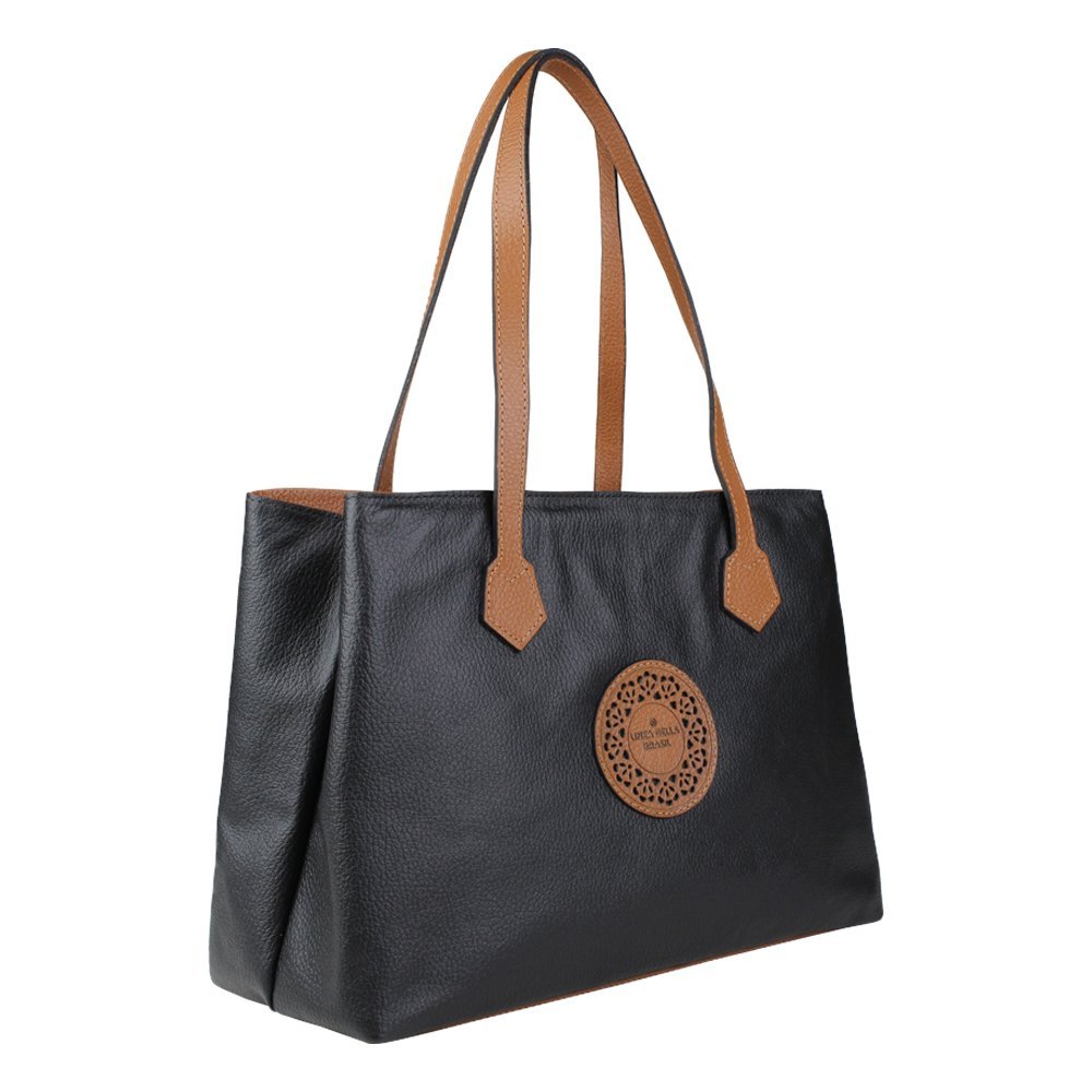 Bolsa feminina em couro Linea Bella 5225