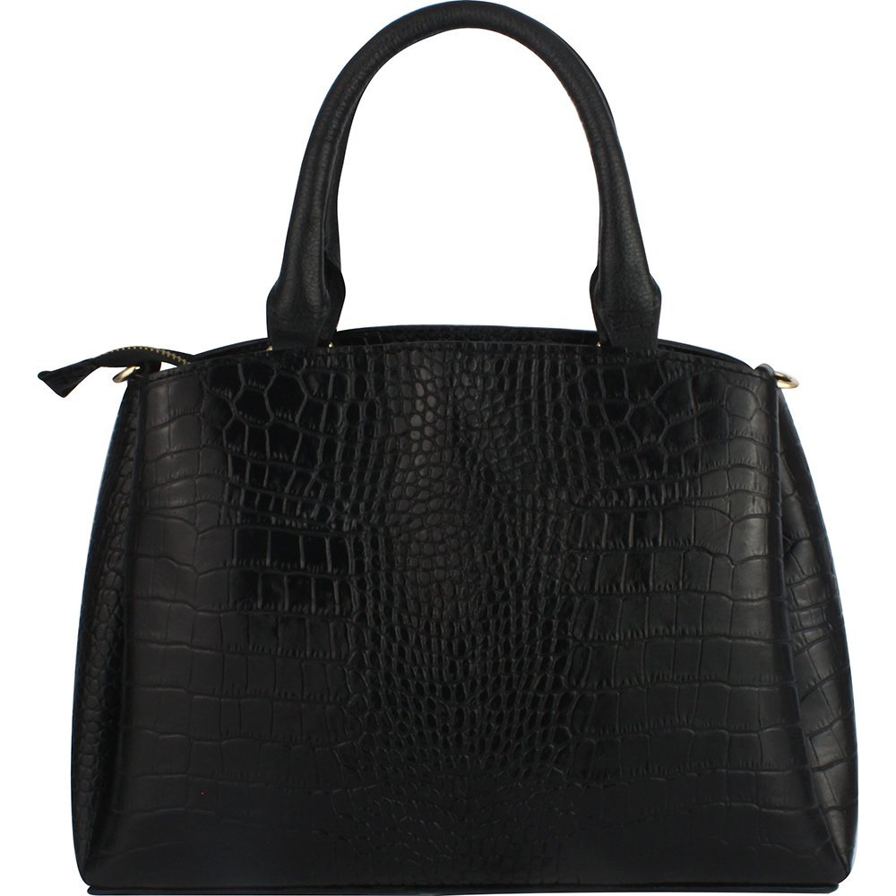 Bolsa feminina em couro Vitoria Heinz 1253 Preto 4