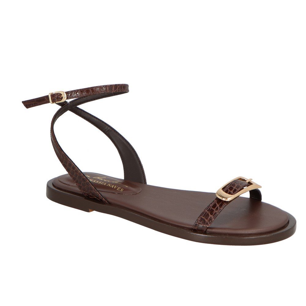 Rasteira Thassia Naves Luiza Barcelos 14270003 Marrom 2